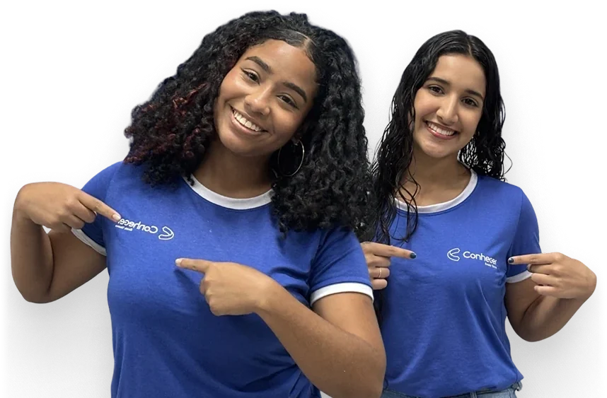 Alunas da Conhecer Escola Técnica